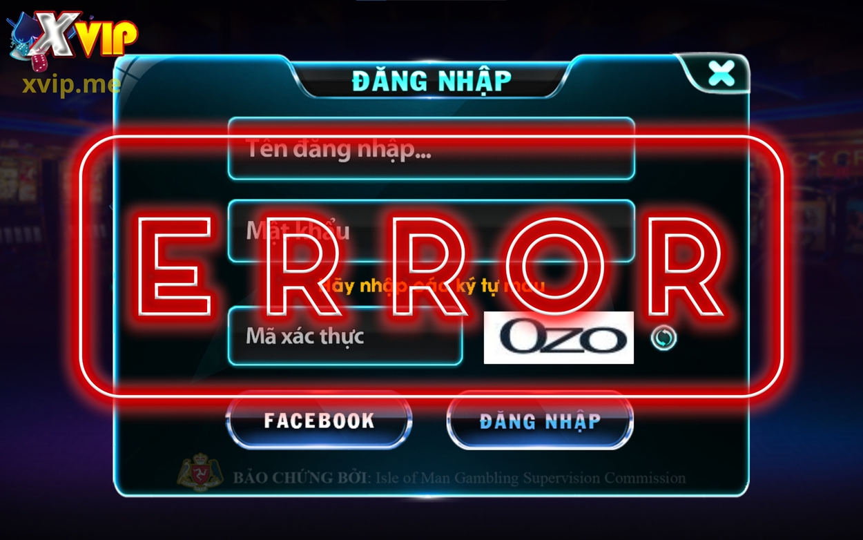 Những sự cố thường gặp khi tiến hành đăng nhập vào cổng game